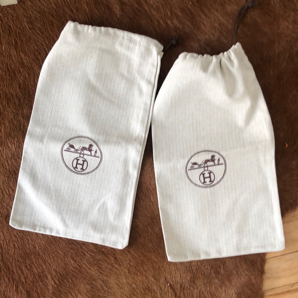 Hermès Logo Dust Bags Set